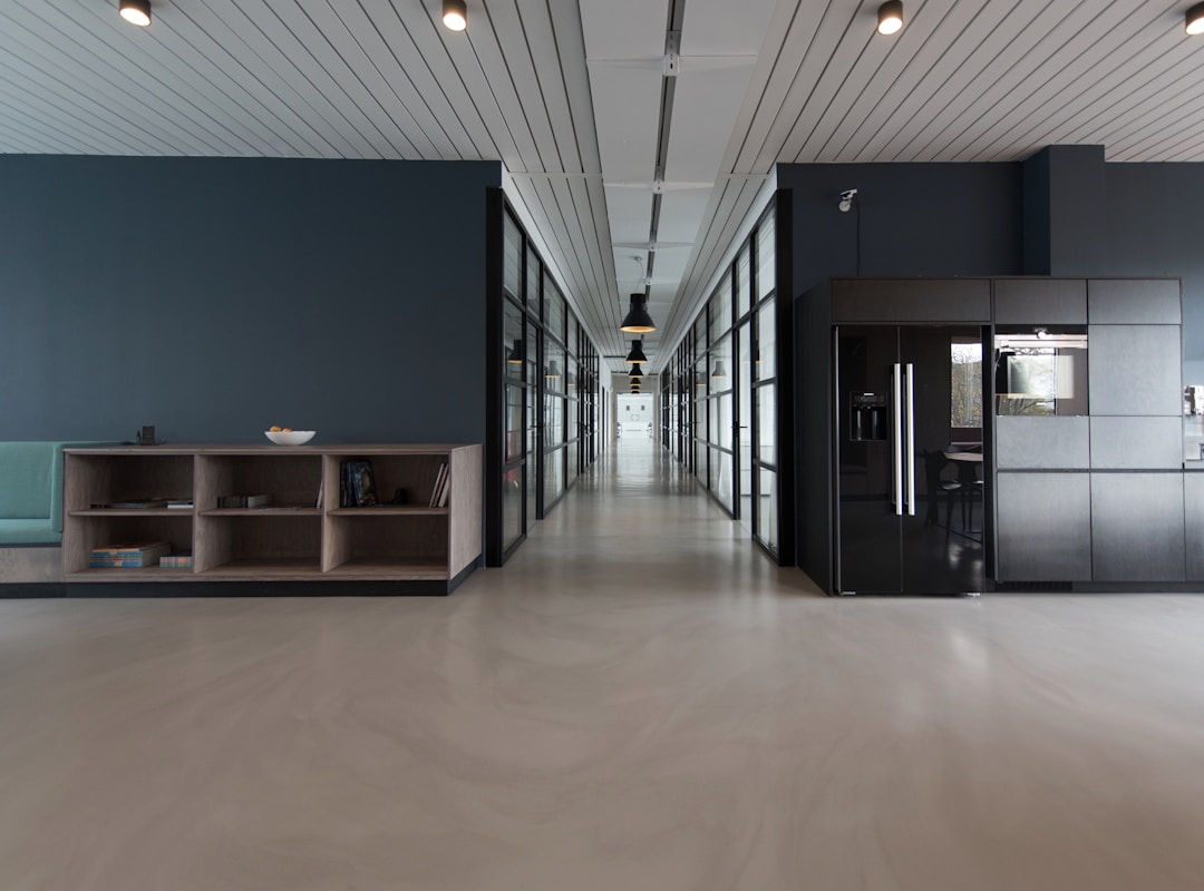 Modern technology office workspace